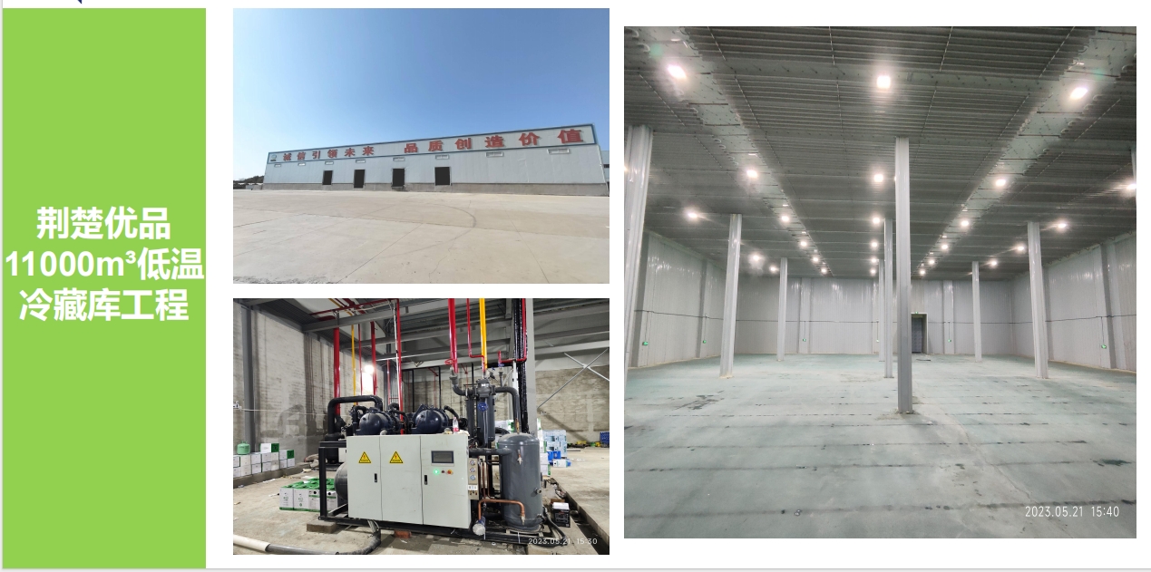 荊楚優(yōu)品 11000m低溫 冷藏庫工程